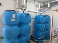 Без контактные датчики уровня емкостей накопителей гипохлорита натрия обеспечивают работу оборудования в автоматическом режиме.